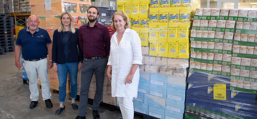 DFB-Stiftung Egidius Braun und LIDL spenden Lebensmittel an die Tafeln in Deutschland